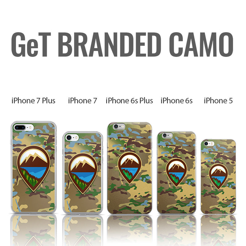 Camo iPhone Cases for iPhone's: 5, 5S, SE, 6, 6S, 6 Plus, 6S Plus