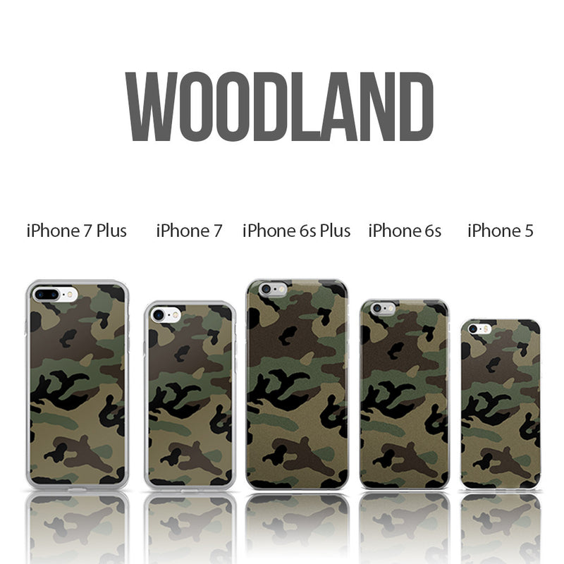 Camo iPhone Cases for iPhone's: 5, 5S, SE, 6, 6S, 6 Plus, 6S Plus