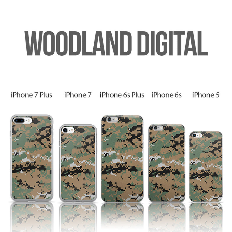 Camo iPhone Cases for iPhone's: 5, 5S, SE, 6, 6S, 6 Plus, 6S Plus